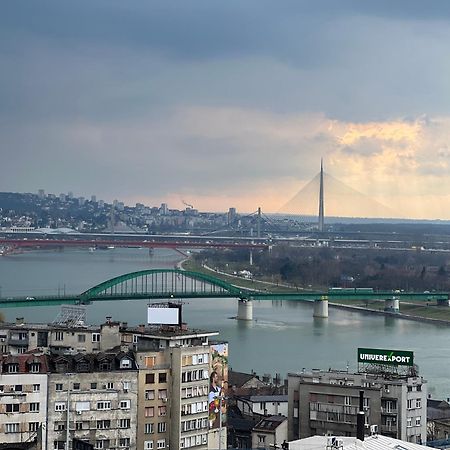 Central Sky View Apartment Belgrád Kültér fotó